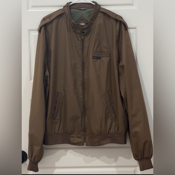 Vintage Members Only Jacket Brown Size 46L - Picture 1 of 5